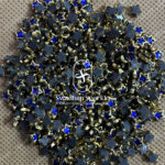 Star Royal Blue Colour Glossy Kundans