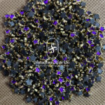 Star Violet Colour Glossy Kundans