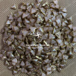 Triangle Ceramic Gold Colour Kundans