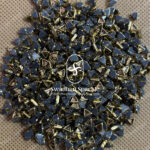 Triangle Gold Colour Glossy Kundans