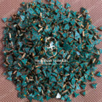 Triangle Rama Green Colour Matt Kundans