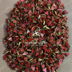 Triangle Red Colour Matt Kundans