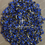 Triangle Royal Blue Colour Matt Kundans