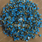 Triangle Sky Blue Colour Matt Kundans