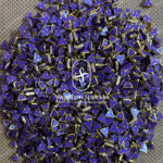 Triangle Violet Colour Matt Kundans