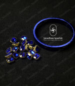 8×10 Rectangle Dark Blue Glossy Clip Stones - Image 3